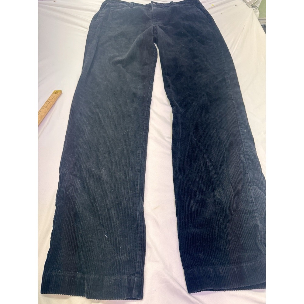 Vintage Polo Jeans Co Ralph Lauren Corduroy Pants Womens 20 Navy Blue Bootcut Y2